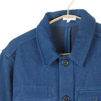 Akash Chore Coat Cotton Denim in Indigo