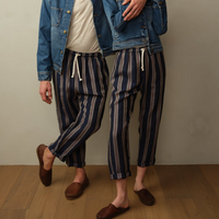 Bali Drawstring Embroidered Linen Pant