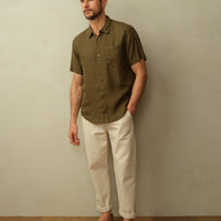 Men's Hudson Shirt in Garment Dyed Linen