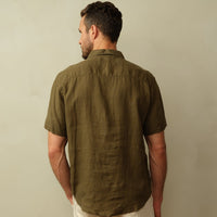 Men's Hudson Shirt in Garment Dyed Linen