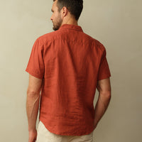 Men's Hudson Shirt in Garment Dyed Linen