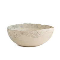 Flower Seed Nest Bowl with Gold
