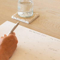 Wilde House Monthly List Planner Pad