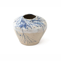 Delphine Small Vase w Cobalt Bleed