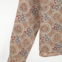 Kinnaur Overshirt Cotton Wool Tile Print