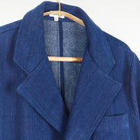 Parvati Unisex Blazer Cotton Twill Indigo