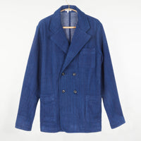 Parvati Unisex Blazer Cotton Twill Indigo