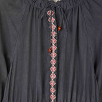 Mahira Dress Embroidered Black