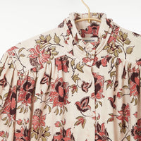 Sabrina Top Kora Floral Print in Madder