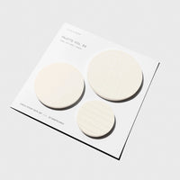 Circle Sticky Note Set: Angora Grid