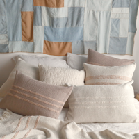 Caral Terracotta Stripe Pillow