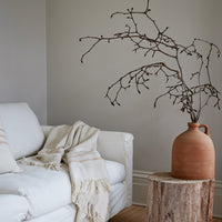 Caral Terracotta Stripe Throw