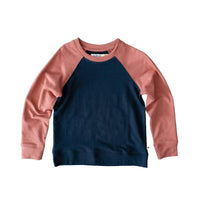 Organic Stevie Raglan Sweatshirt Colorblock