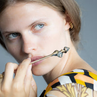 Spire Hair Stick - Yellow Bronze