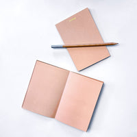 Blush Jotters with Gold edging (set of 2)