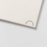 Weekly Planner Pad: Work Pause Thrive