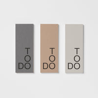 To Do Pad: Neutrals