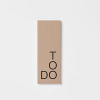 To Do Pad: Neutrals