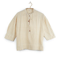 Hema Tie Top in Yellow Stripes