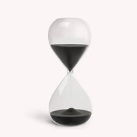 Desktop Hourglass: Jet Black