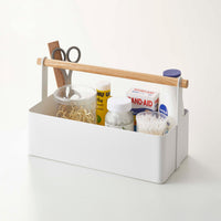 Storage Caddy - Large - Steel + Wood