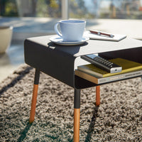 Storage Table - Tall (23" H) - Steel + Wood