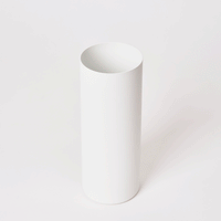 Round Tissue Case - Steel + Wood