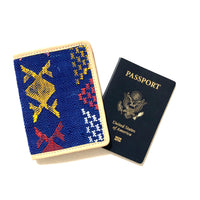 #003 Ink Blue Sabra Silk Passport Wallet