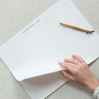 Wilde House Monthly List Planner Pad