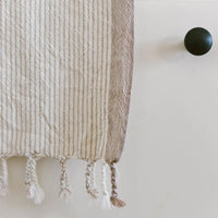 Ivory Caramel Tribeca Towel
