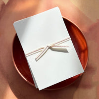 Ivory Notebooks with Rose Gold Edging (set of 2)