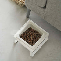 Single Pet Food Bowl - Steel + Ceramic