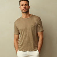 Jackson Tee in Linen