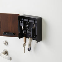 Magnetic Key Cabinet - Steel + Wood