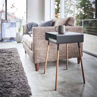 Storage Table - Tall (23" H) - Steel + Wood