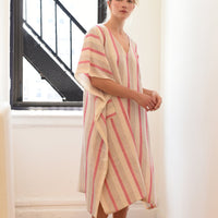 Pink Ivory Montauk V-Neck Kaftan
