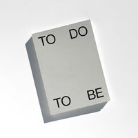 To Do, To Be: Weekly Undated Planner