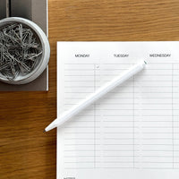 Weekly Planner Pad: Work Pause Thrive