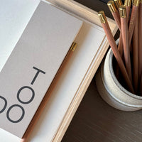 Bronze-tipped Natural Wood Pencils