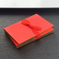 Red Jotters with Gold Edges (set of 2)
