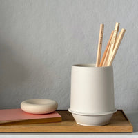 KW Desk Cup or Catch-all: Ivory