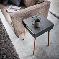 Storage Table - Tall (23" H) - Steel + Wood