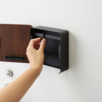 Magnetic Key Cabinet - Steel + Wood