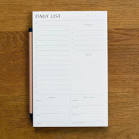 Daily List Planner Pad