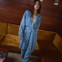 Amelie Trench Coat in Tencel Cotton Blend