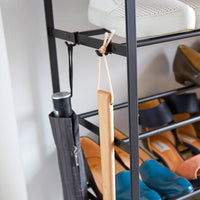 Six-Tier Shoe Rack (34" H) - Steel