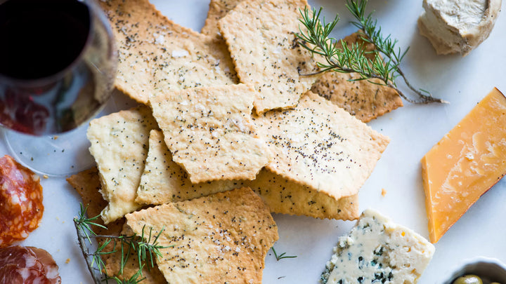 Rosemary Poppy Seed Crackers