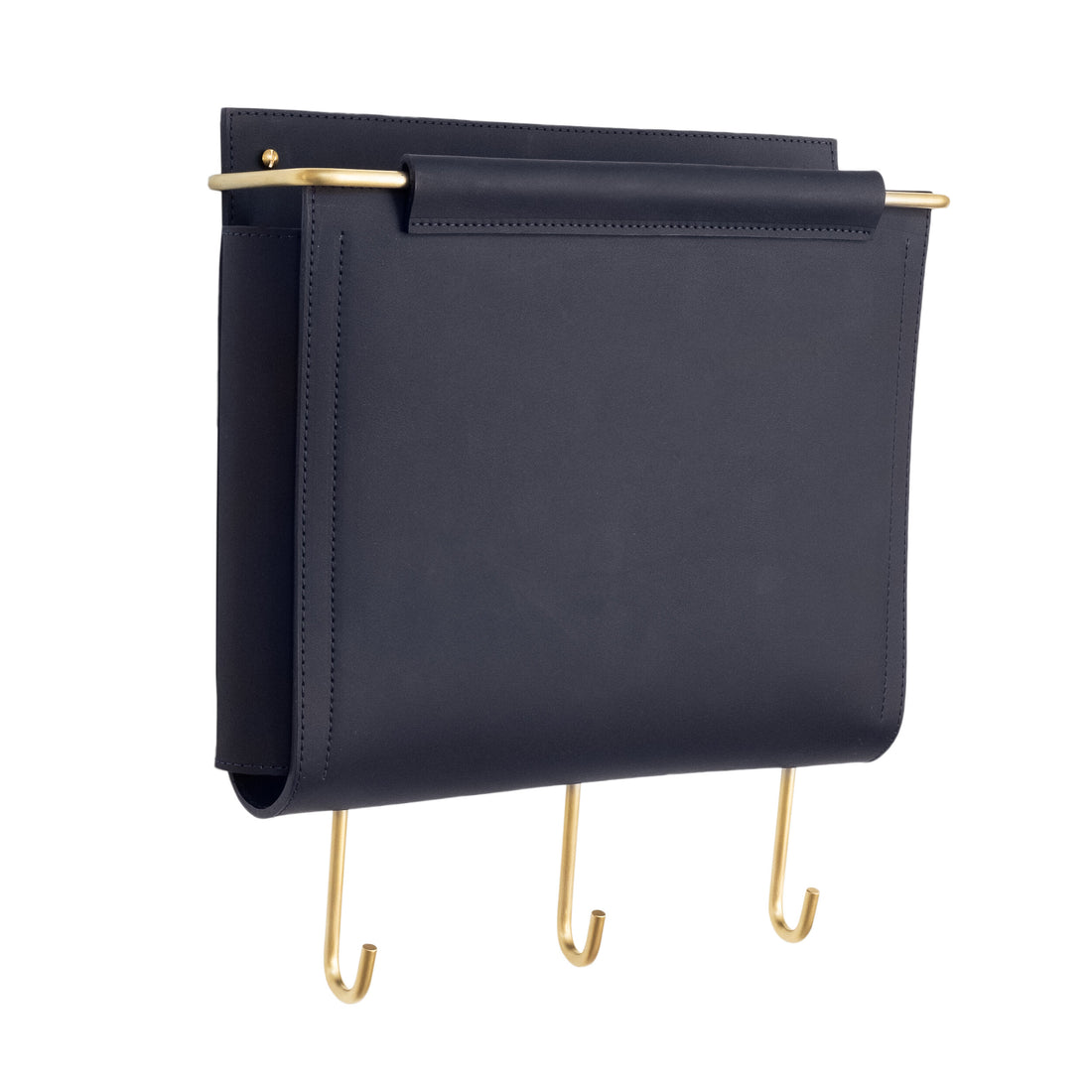 Ledger Wall Pocket 12" With Hooks