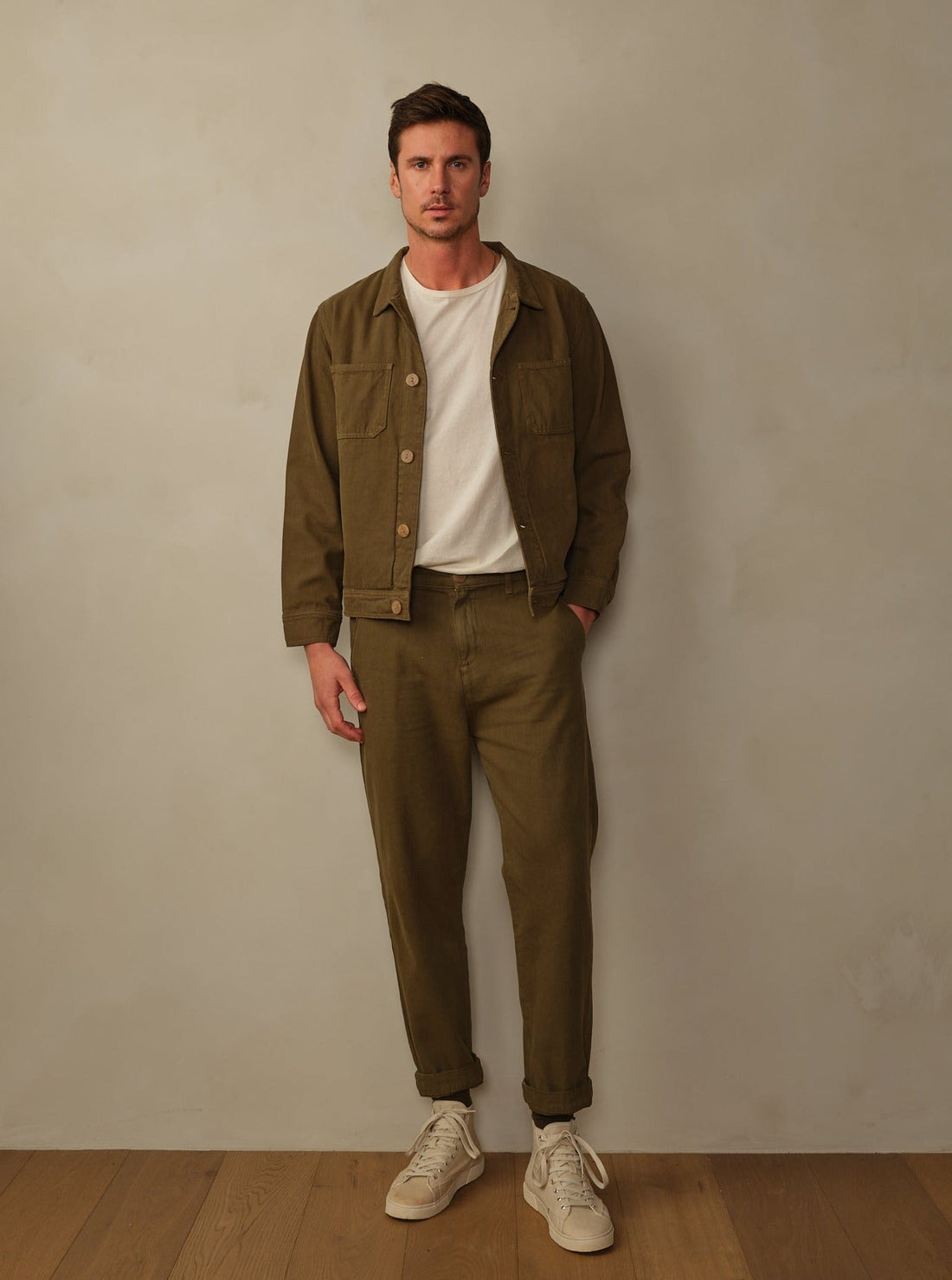 Men's Pilon in Garment Dyed Recycled Cotton - Final Sale