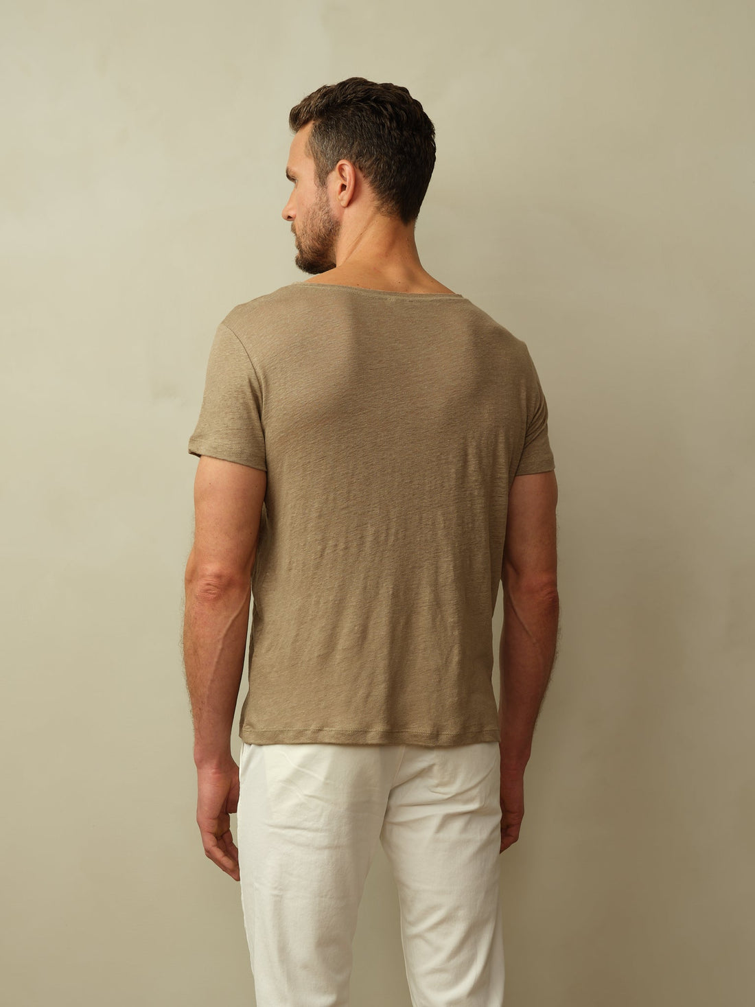 Men's Fischer Linen Boatneck Tee